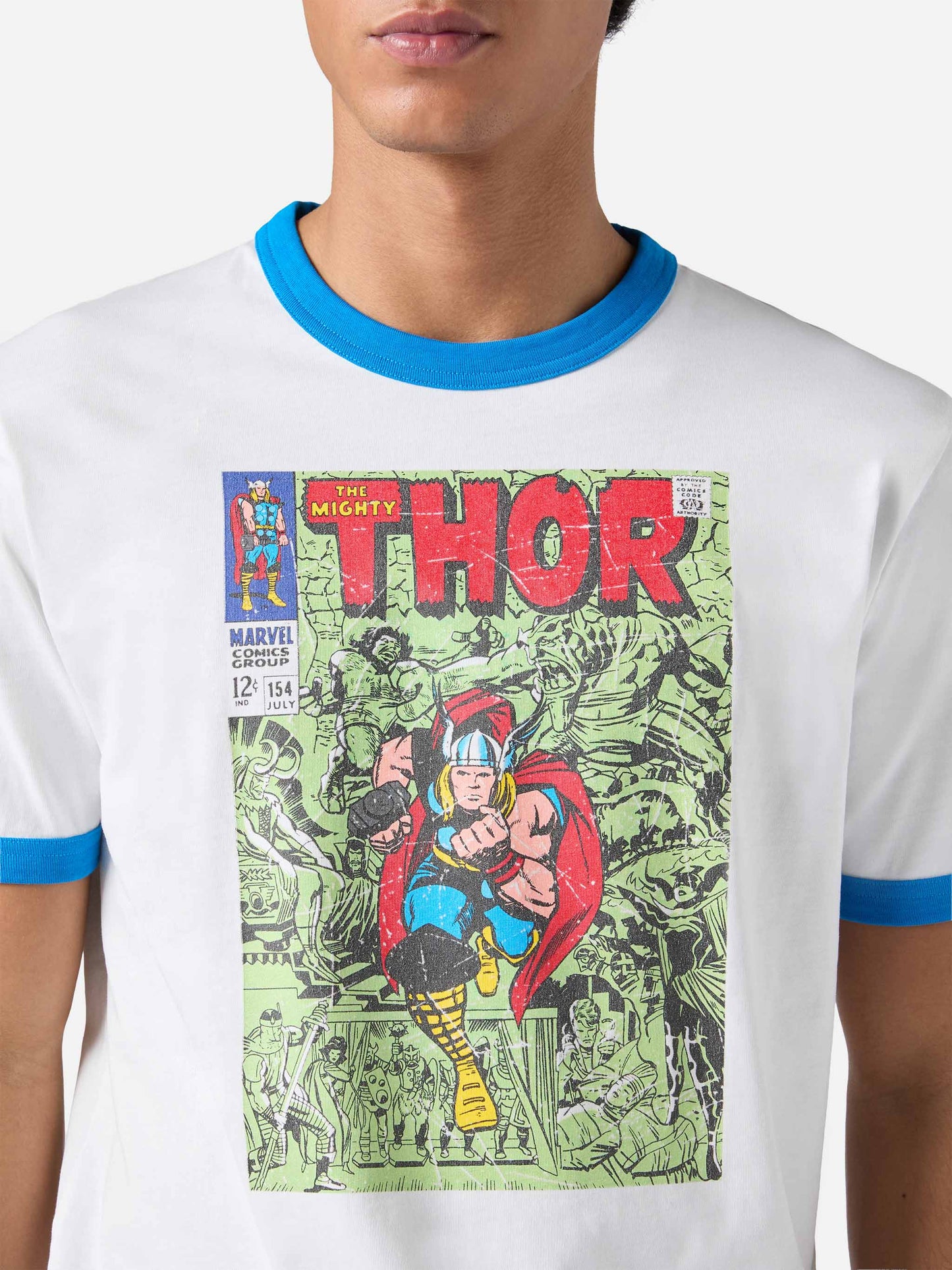 Man cotton t-shirt with Thor print | MARVEL SPECIAL EDITION