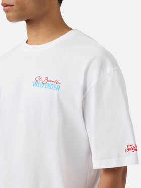 Camiseta Delmar con estampado St. Barth Weekender y maxi gráfico en la espalda 