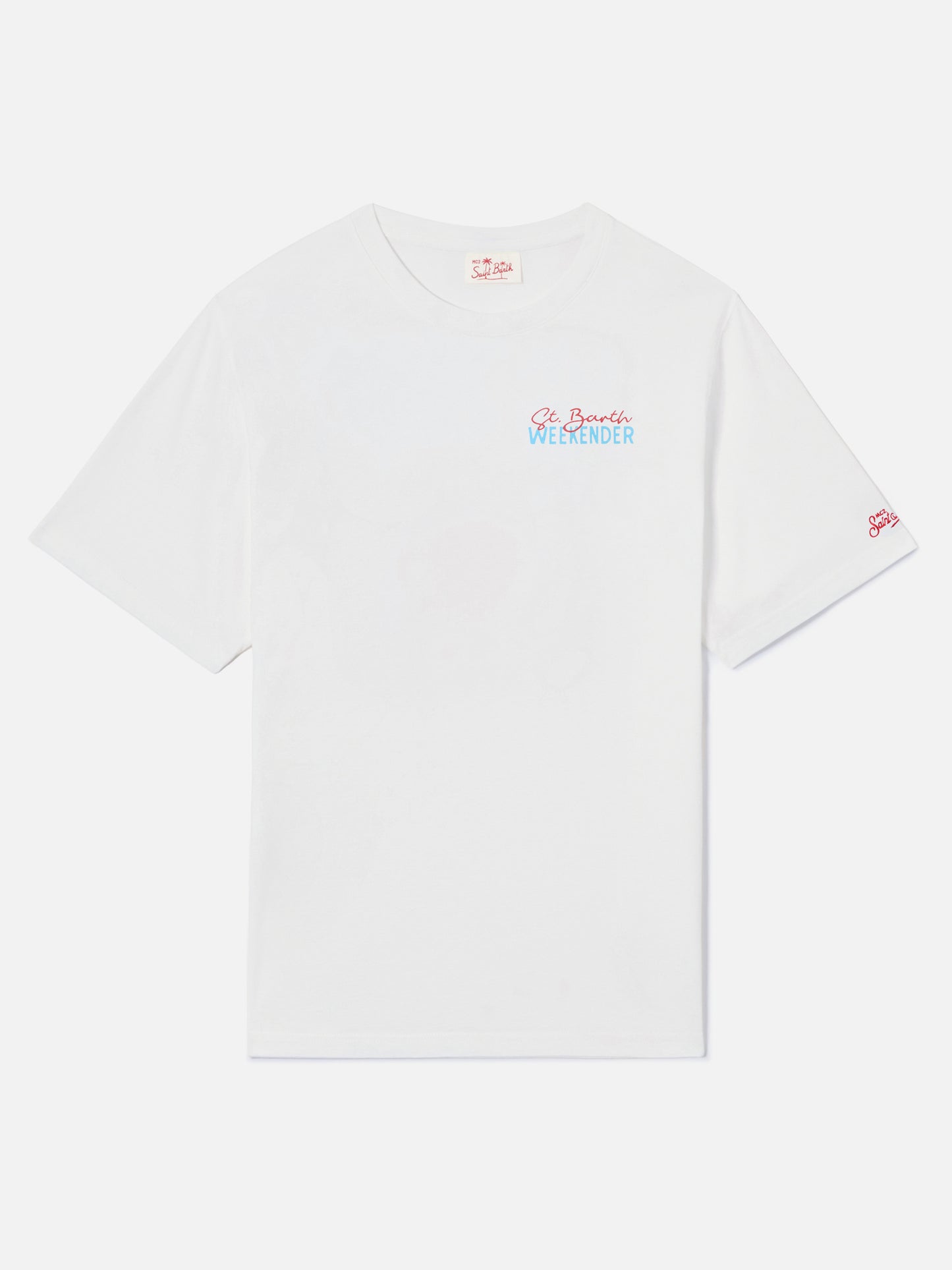 Camiseta Delmar con estampado St. Barth Weekender y maxi gráfico en la espalda 