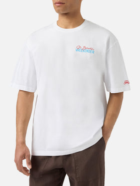 Camiseta Delmar con estampado St. Barth Weekender y maxi gráfico en la espalda 