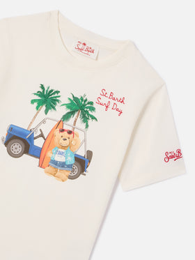 Denver Jr T-Shirt mit Surf Day-Stickerei 