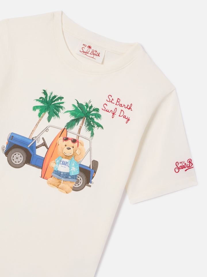 Denver Jr T-Shirt mit Surf Day-Stickerei 