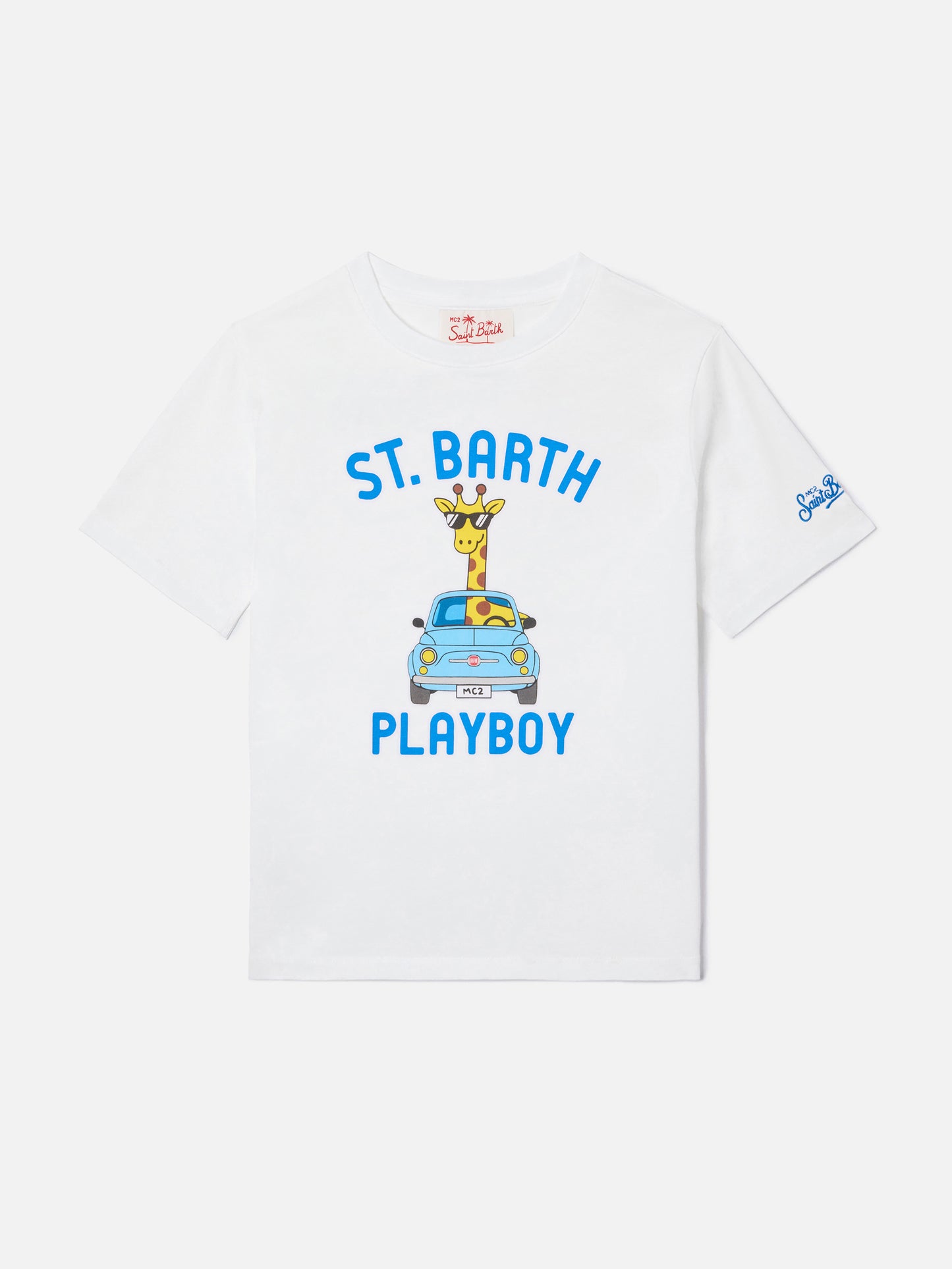 T-shirt Denver Jr con maxi stampa St. Barth Playboy