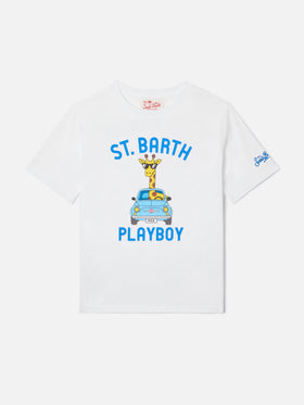 T-shirt Denver Jr con maxi stampa St. Barth Playboy