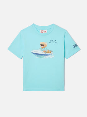 Denver Jr t-shirt with Vita Smeralda embroidery