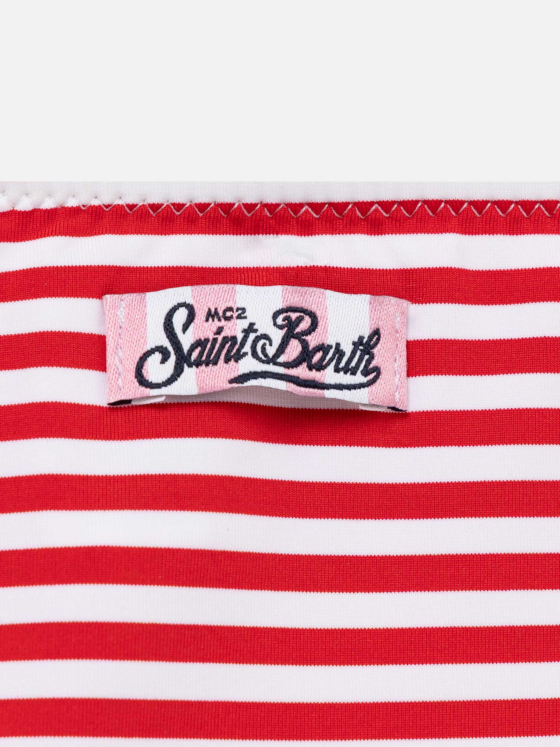 Swim briefs Dolly with striped print - MC2 Saint Barth