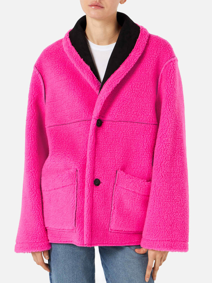 Giacca da donna in shearling reversibile