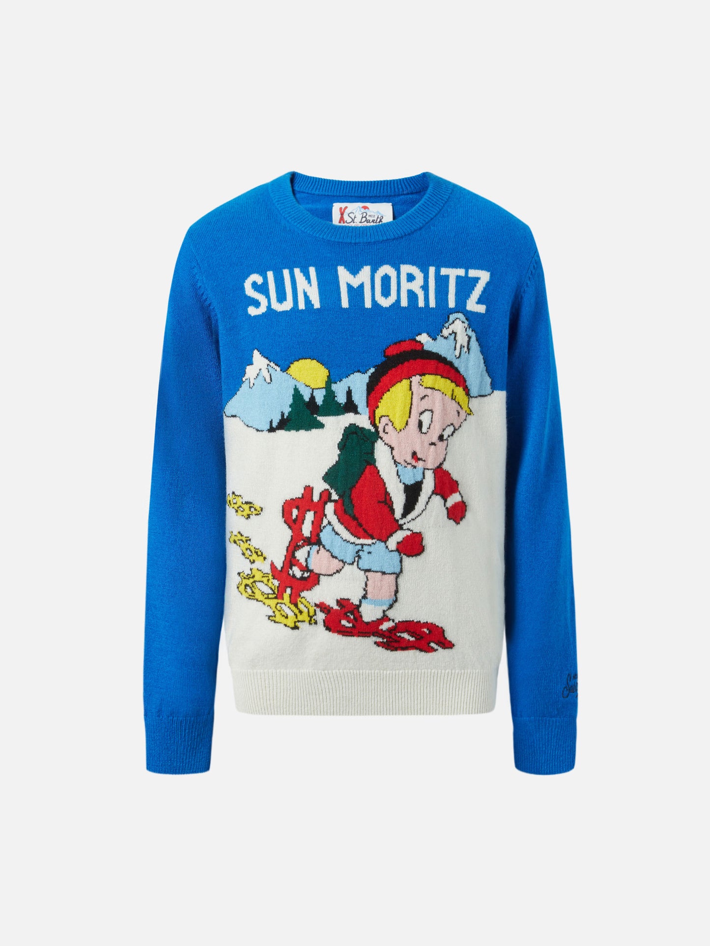 Douglas-Sweatshirt mit Richie-Rich-Jacquardmuster | RICHIE-RICH-SONDEREDITION