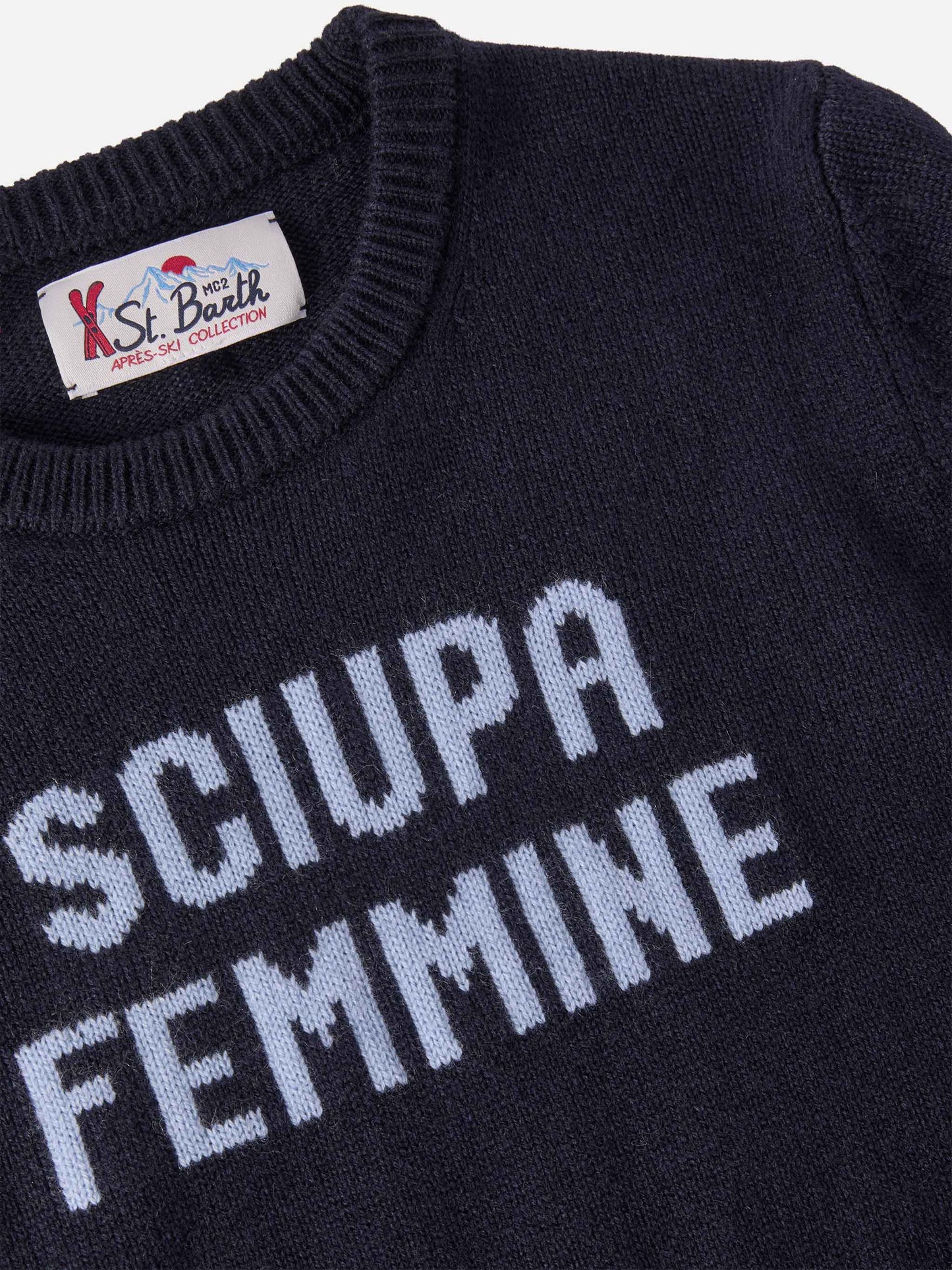 Maglione Douglas  in misto cashmere con jacquard Sciupa Femmine