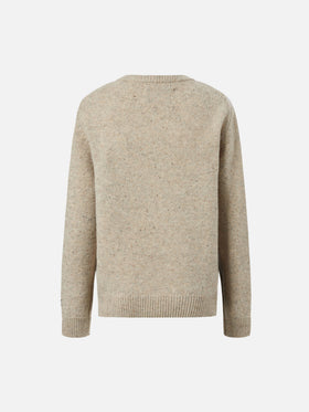 Maglione girocollo Douglas con jacquard cartolina Courchevel