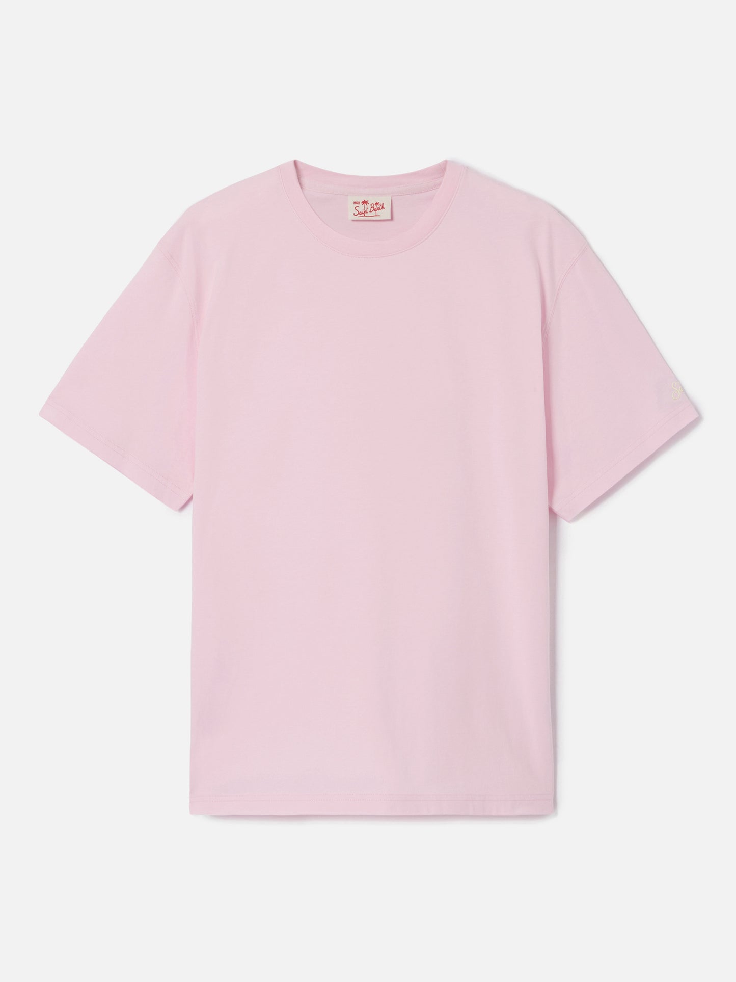 Rosa Dover T-Shirt aus Baumwolle mit Logostickerei 