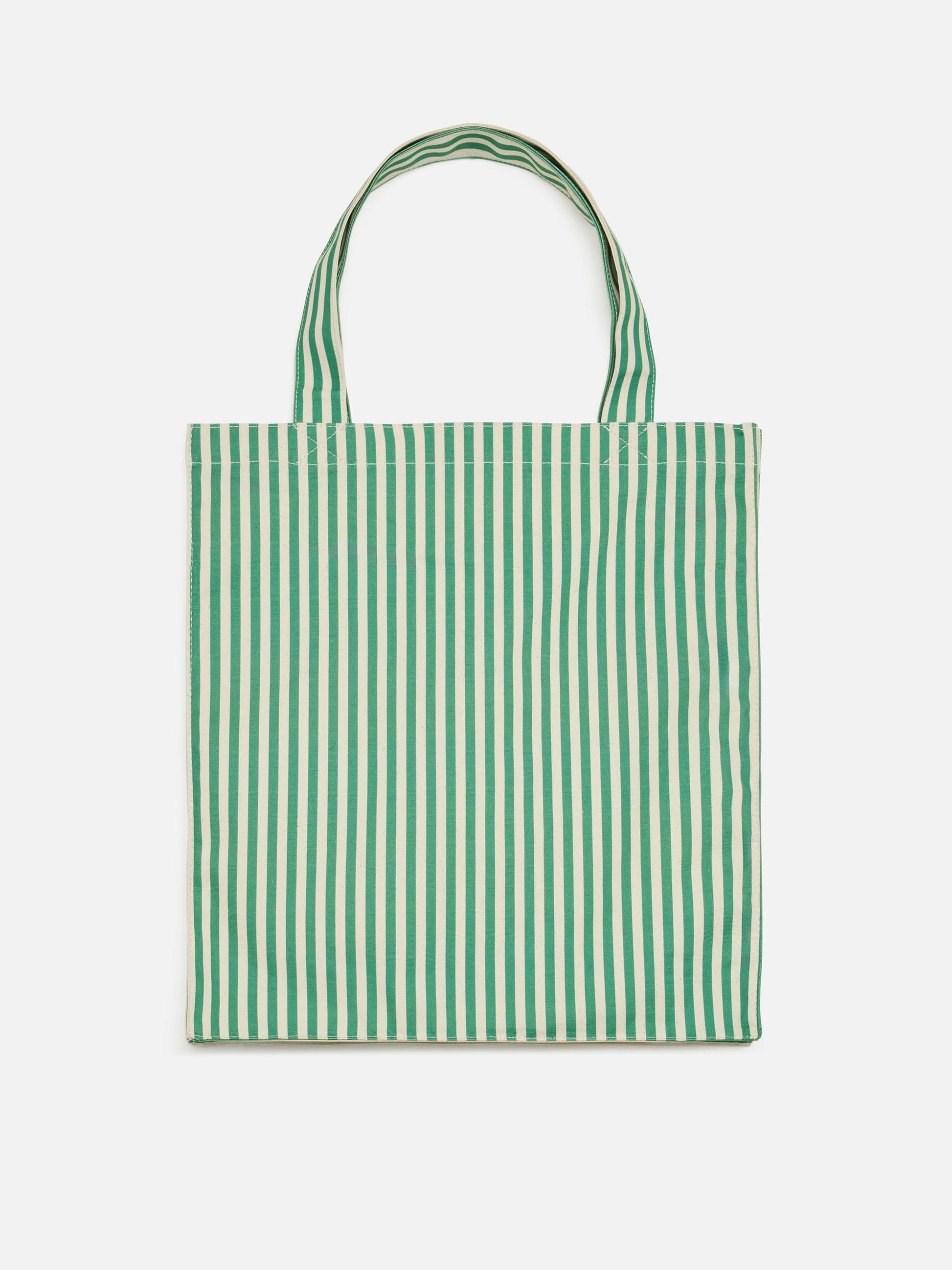 Essential flat cotton striped Bag with Saint Barth logo - MC2 Saint Barth