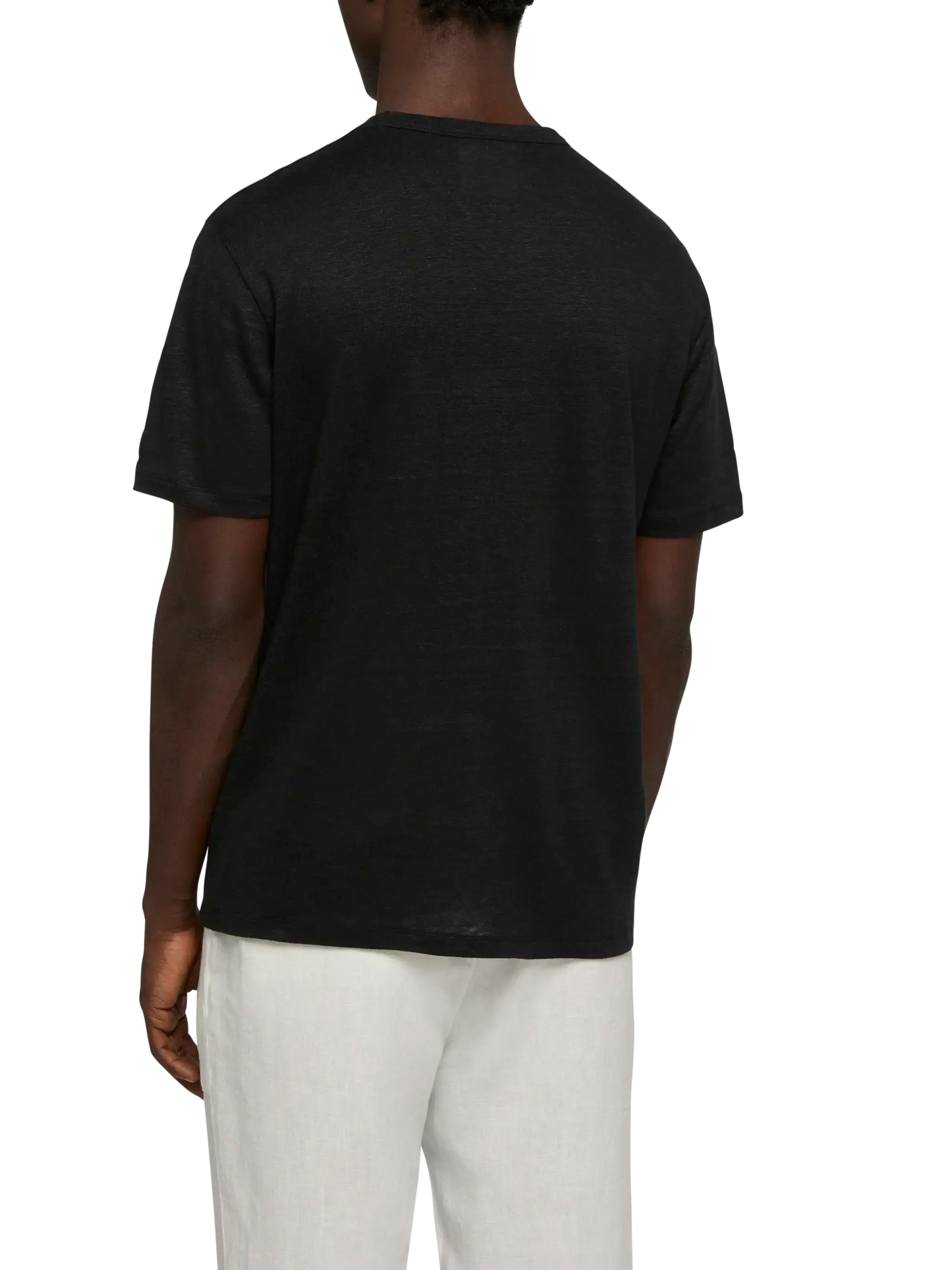Linen jersey t-shirt Ecstasea with printed and embroidered pocket - MC2 Saint Barth