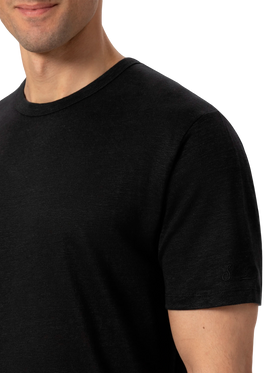 Black linen jersey t-shirt Ecstasea - MC2 Saint Barth