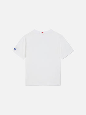 Eddy t-shirt with chest pocket and Sardines illustration