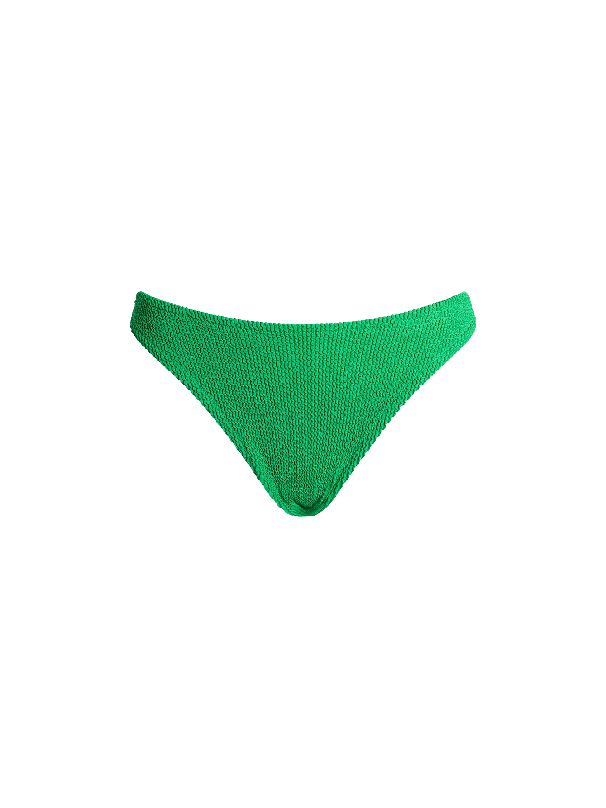 Woman green classic crinkle swim briefs Elise - MC2 Saint Barth