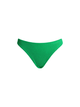 Woman green classic crinkle swim briefs Elise - MC2 Saint Barth