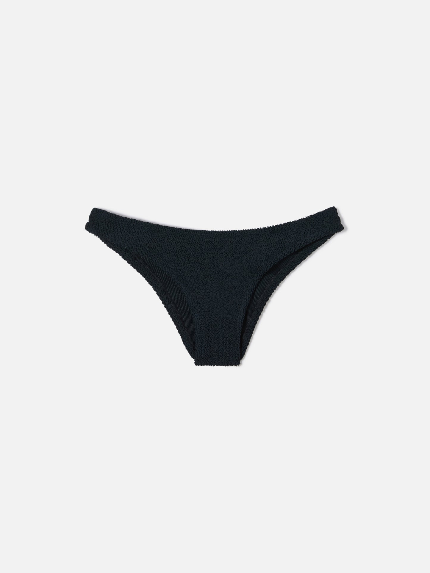 Braguita de baño clásica Elise en crinkle negro 