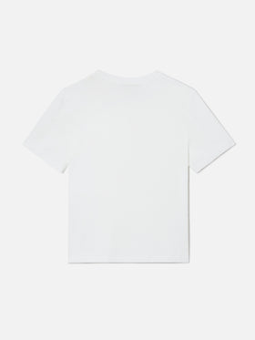 T-shirt Elly en coton blanc avec broderie Selfie Queen 