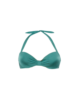 Sage green balconette top Emanuelle - MC2 Saint Barth