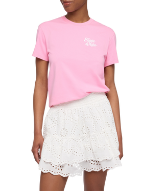 Emilie cotton t-shirt with Sapore di Mare print | SAPORE DI MARE SPECIAL EDITION - MC2 Saint Barth