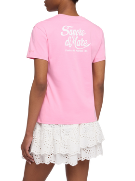Emilie cotton t-shirt with Sapore di Mare print | SAPORE DI MARE SPECIAL EDITION - MC2 Saint Barth