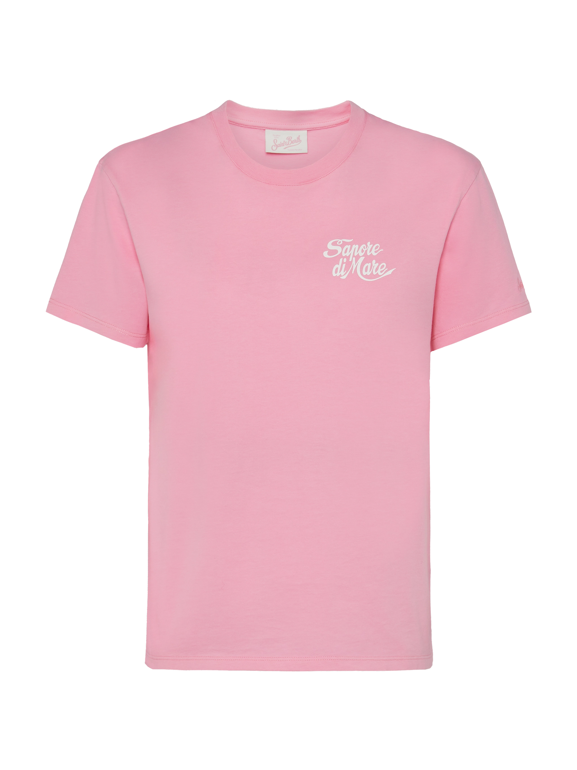 Emilie cotton t-shirt with Sapore di Mare print | SAPORE DI MARE SPECIAL EDITION - MC2 Saint Barth