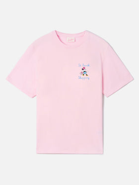 Camiseta Emilie blanca con estampado de Minnie y bordado Mi fai impazzire | Edición especial 