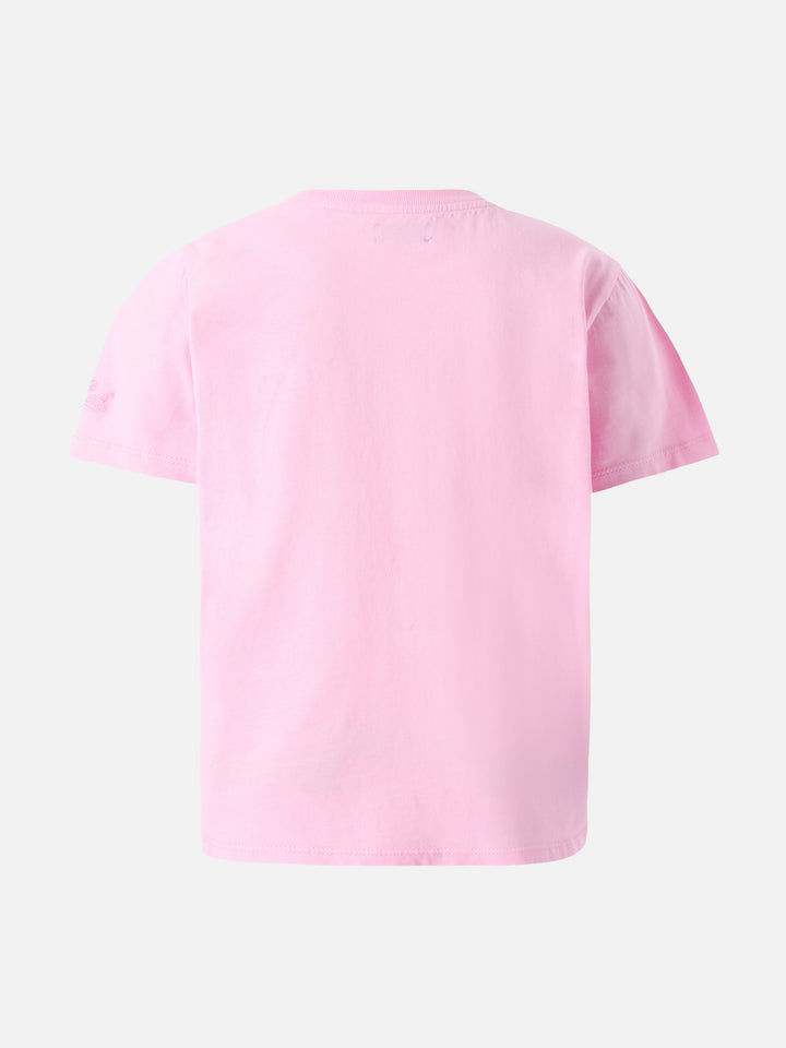 T-shirt in cotone Emma con stampa Puffetta e ricamo St. Barth Rubacuori
