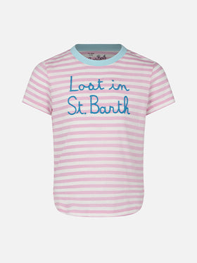 Girl t-shirt with embroidery - MC2 Saint Barth