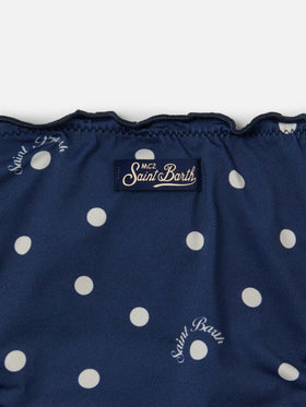 Emy navy polka dot bikini