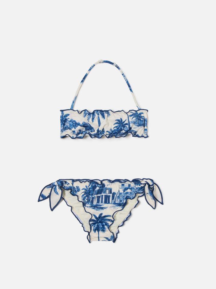 Emy toile de jouy print bikini