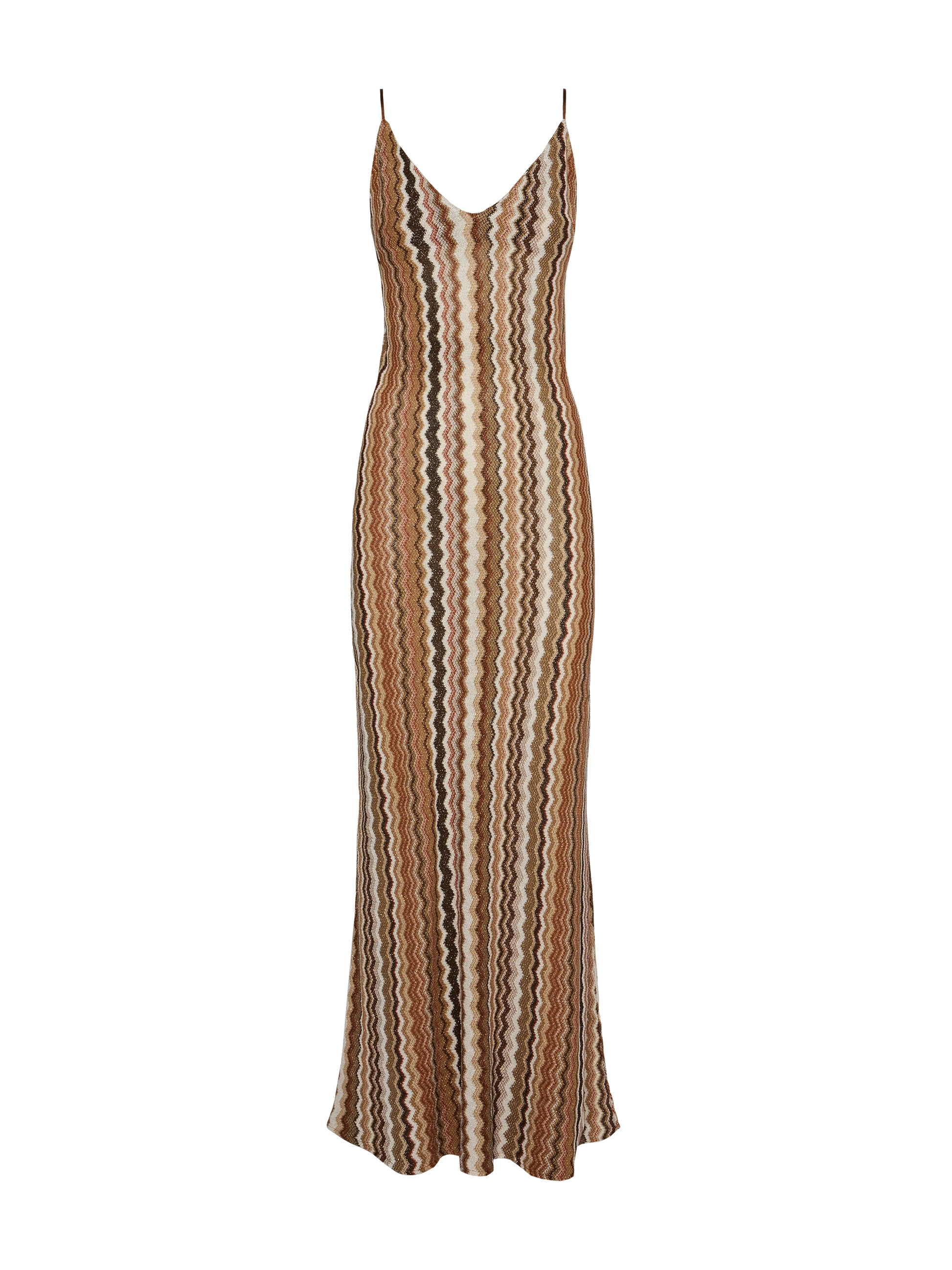 Eydis raschel knit chevron slip dress - MC2 Saint Barth