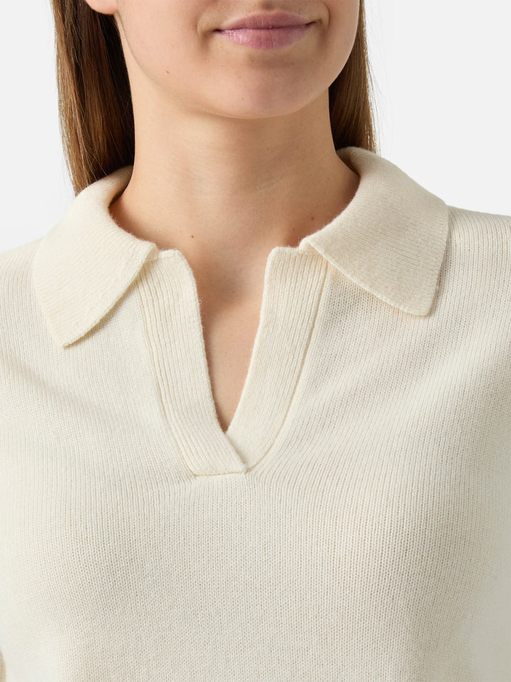 Off-white Eze polo in 100% WOOL