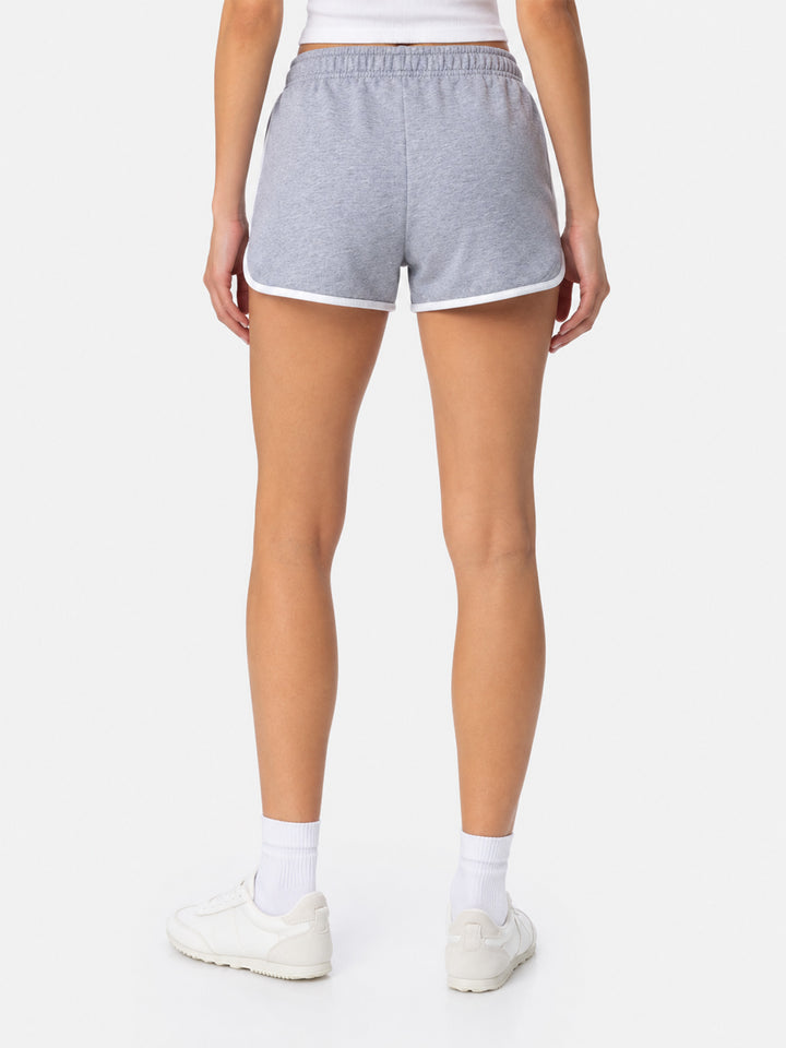 Pantalones cortos Francine de algodón con ribete en contraste 
