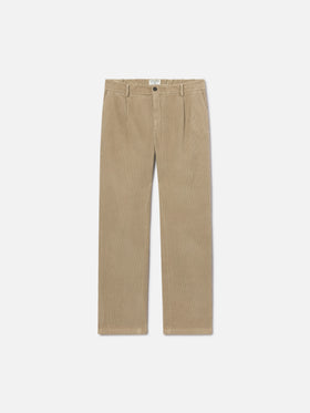 Beige Fuji corduroy trousers