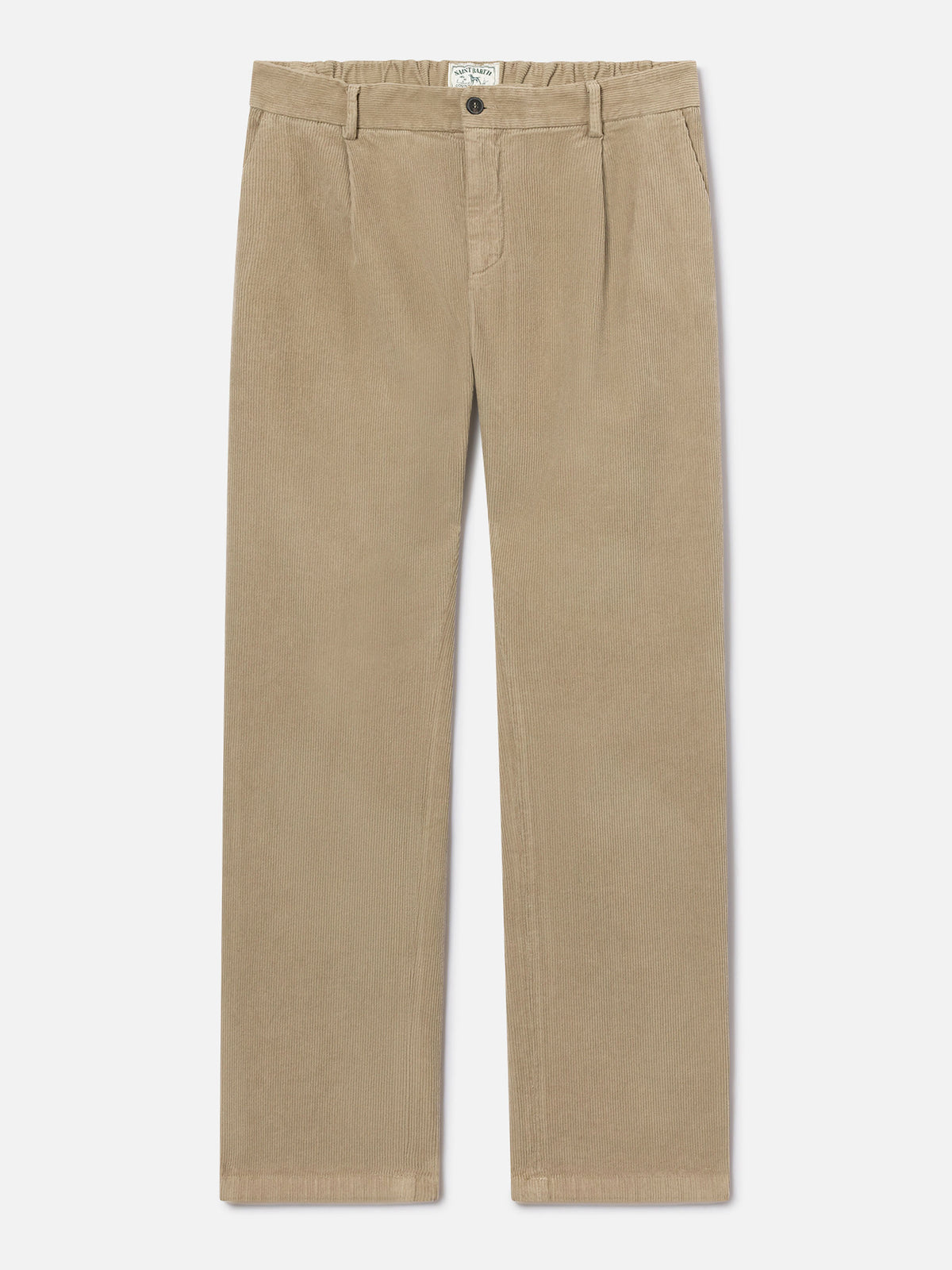 Beige Fuji corduroy trousers