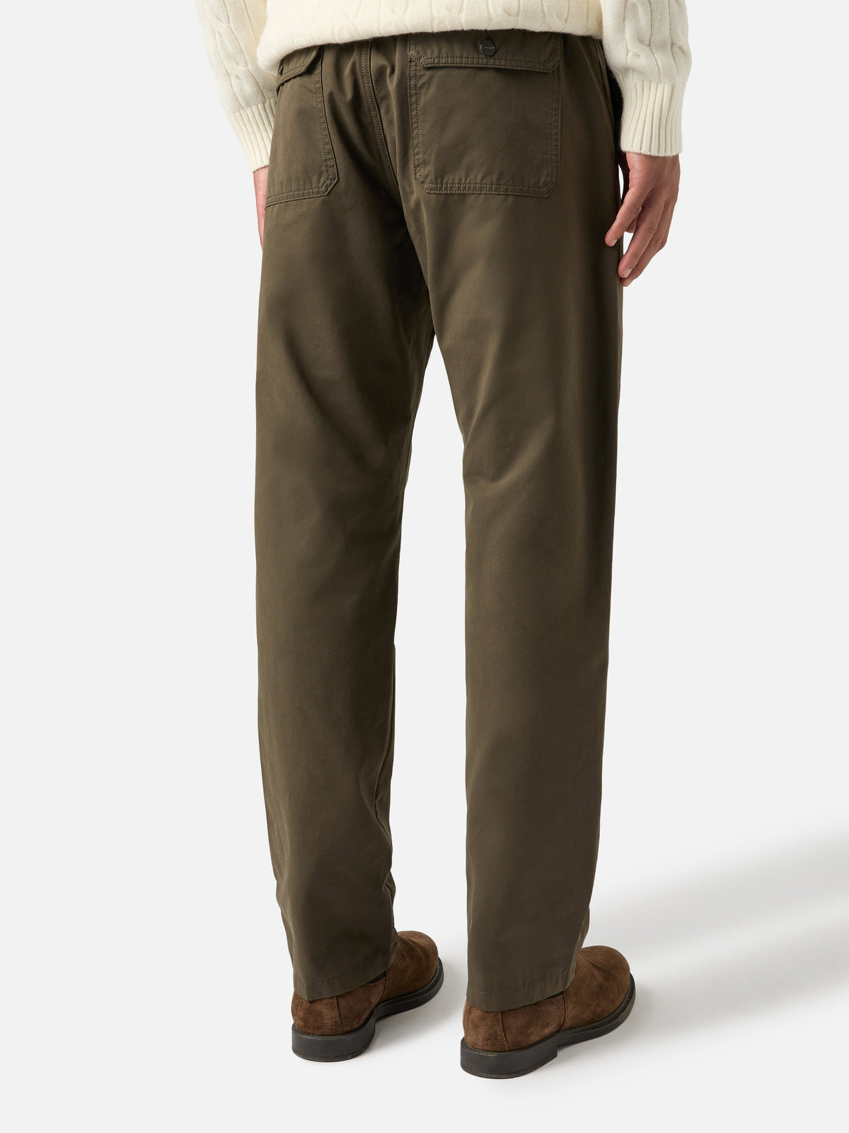 Pantaloni Fuji verde militare cerati