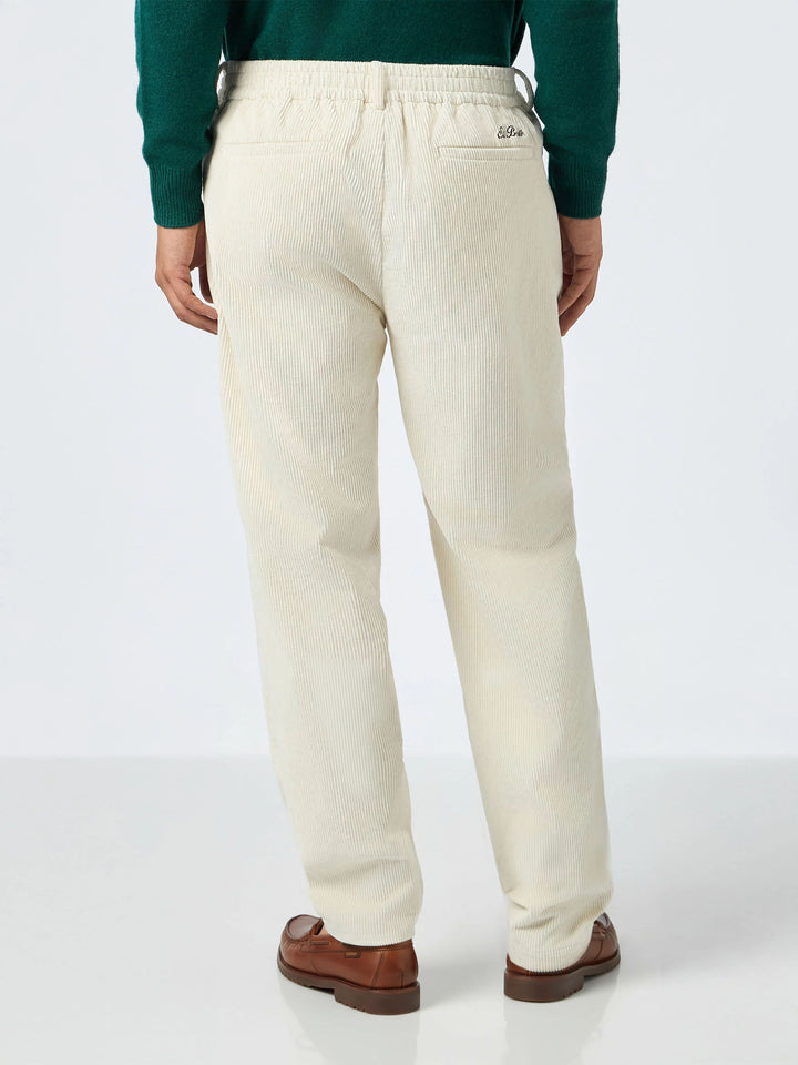 Cordhose Fuji für Herren, cremeweiß