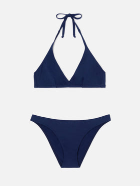 Gala bikini in solid blue navy