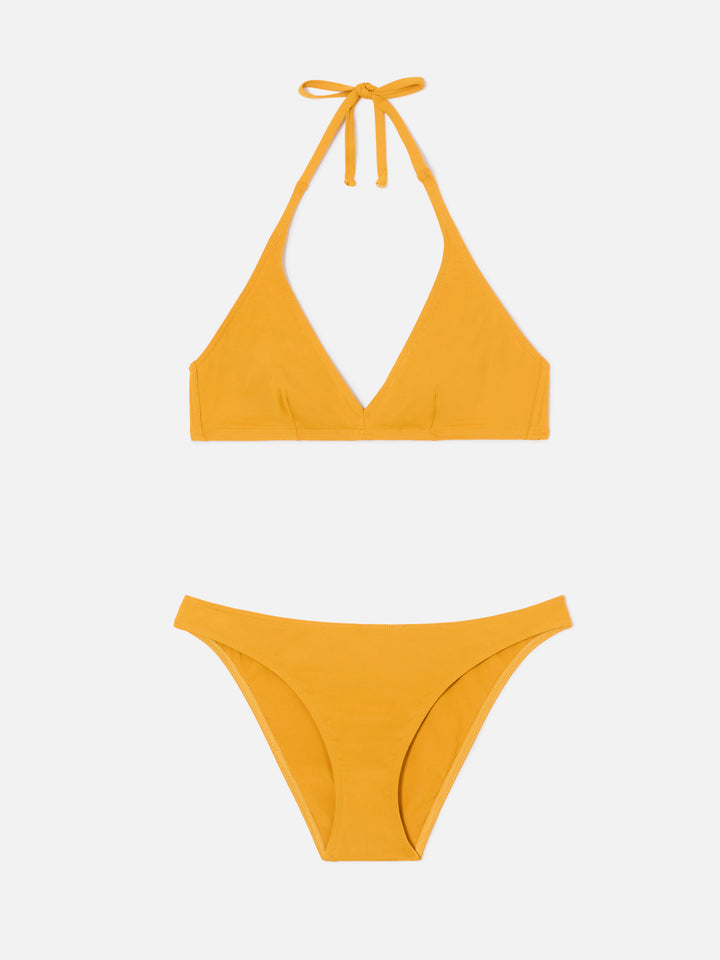Bikini Gala ocra con top triangolo