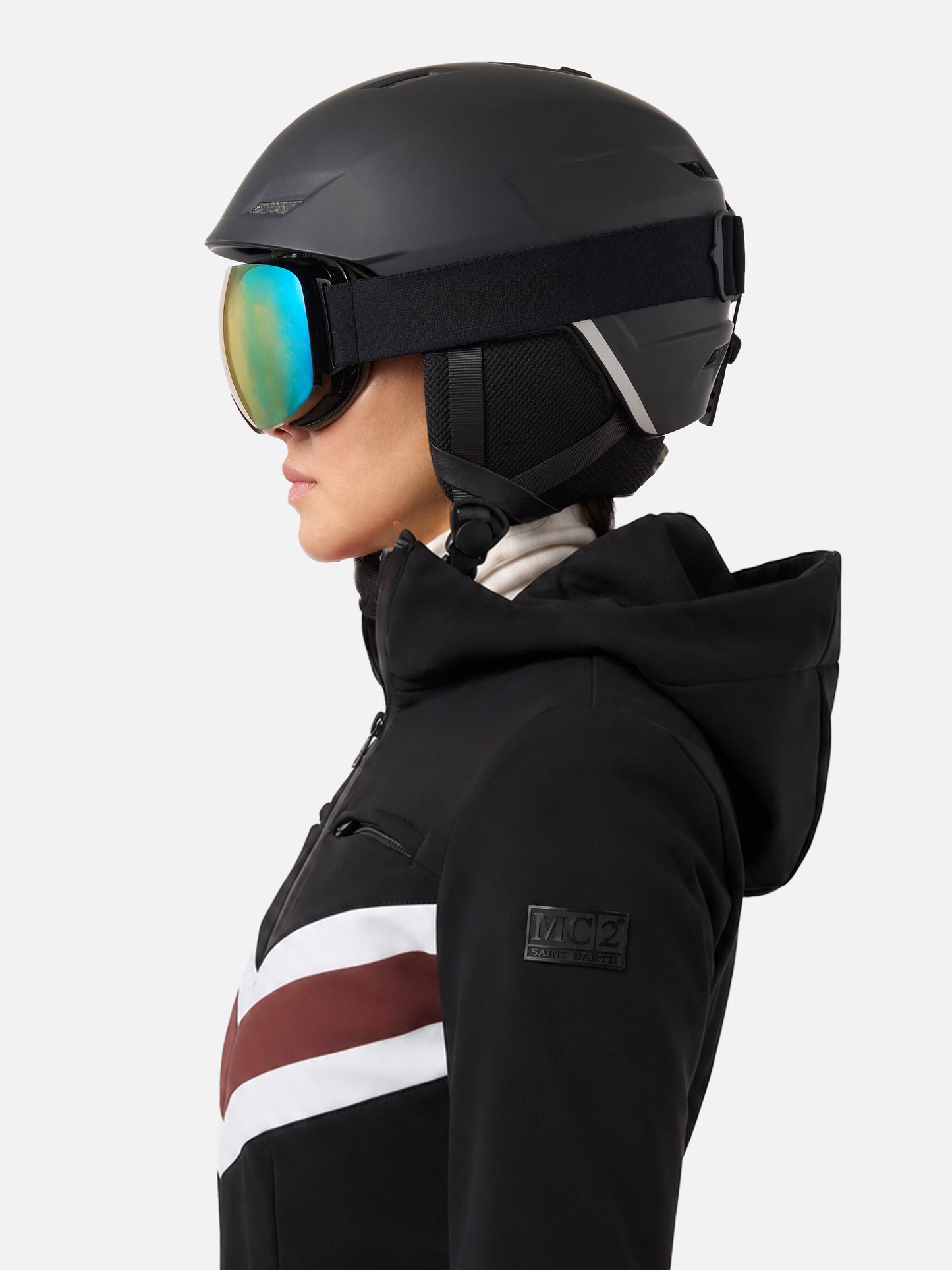 Tuta da sci Garmisch nera con tecnologia RECCO®