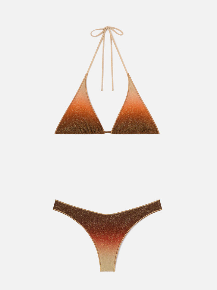 Bikini Guiana Naomi Overlock dégradé lurex 