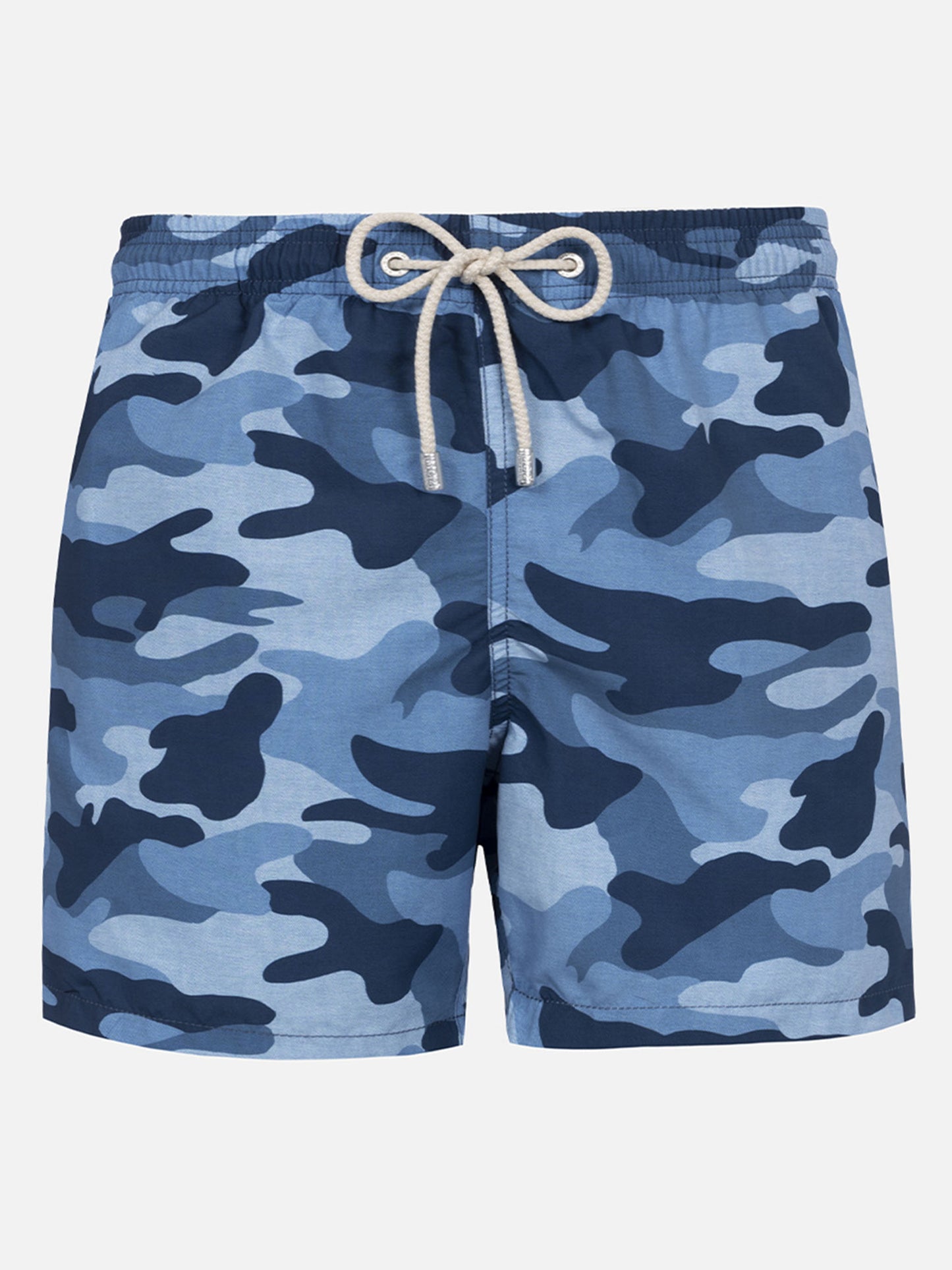 Mittellange Gustavia-Badeshorts für Herren mit Tarnmuster