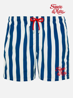 Mid-length Gustavia swim-shorts with Sapore di Mare embroidery | SAPORE DI MARE SPECIAL EDITION