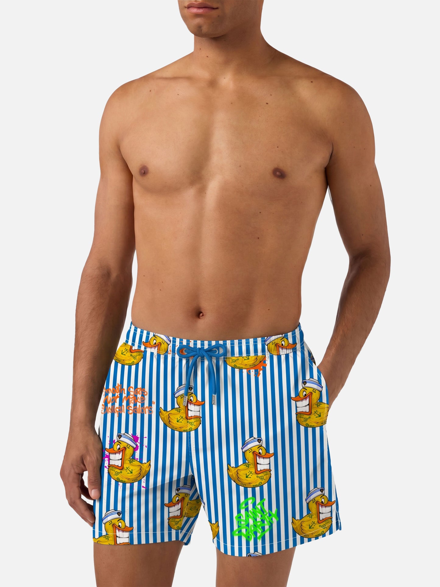 Bañador clásico de hombre con estampado Crypto ducky | CRYPTO PUPPETS® SPECIAL EDITION 