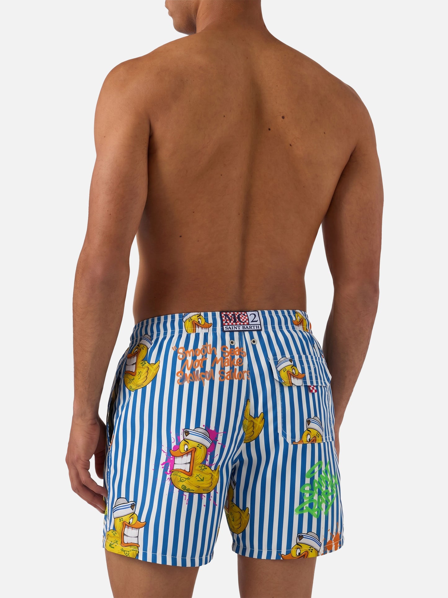 Bañador clásico de hombre con estampado Crypto ducky | CRYPTO PUPPETS® SPECIAL EDITION 