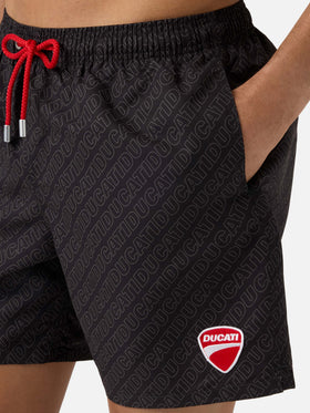 Gustavia swim shorts with Ducati print | Special Edition