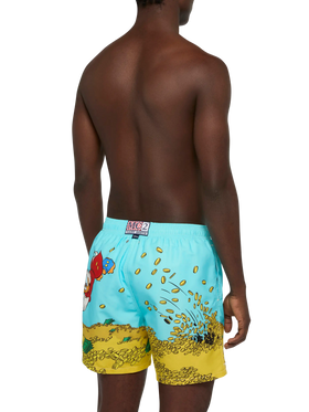 Mid-length Gustavia swim-shorts with Scrooge placed print| DISNEY® SPECIAL EDITION - MC2 Saint Barth