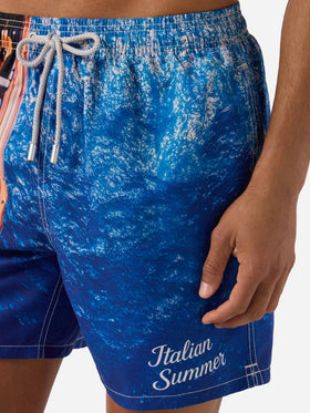 Short de bain Gustavia avec imprimé italian summer | Édition spéciale 